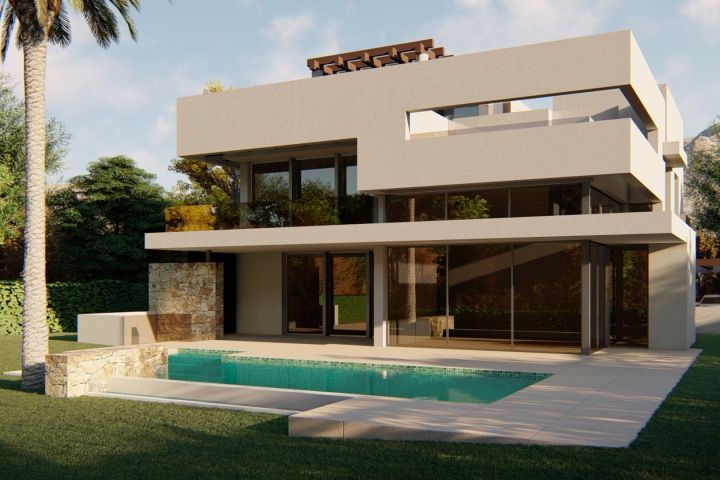 Construcción de 9 Villas en Urb. Santa Clara Golf . Marbella